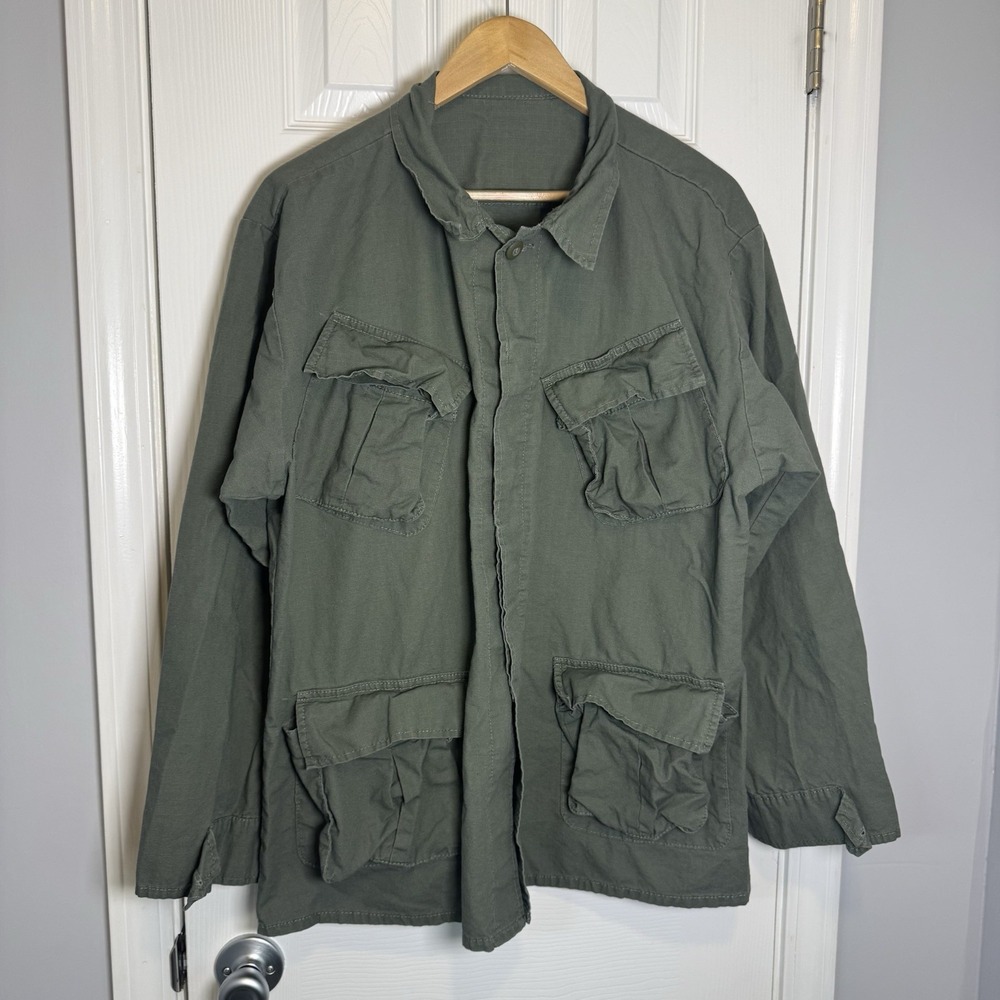 Rothco‎ BDU MILITARY JACKET Vietnam Style Shirt Ripstop Top Size 2x GUC